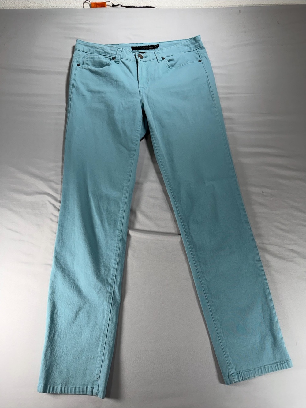 Calvin Klein Jeans Ultimate Skinny Aqua Blue Pants 31/12 #1082